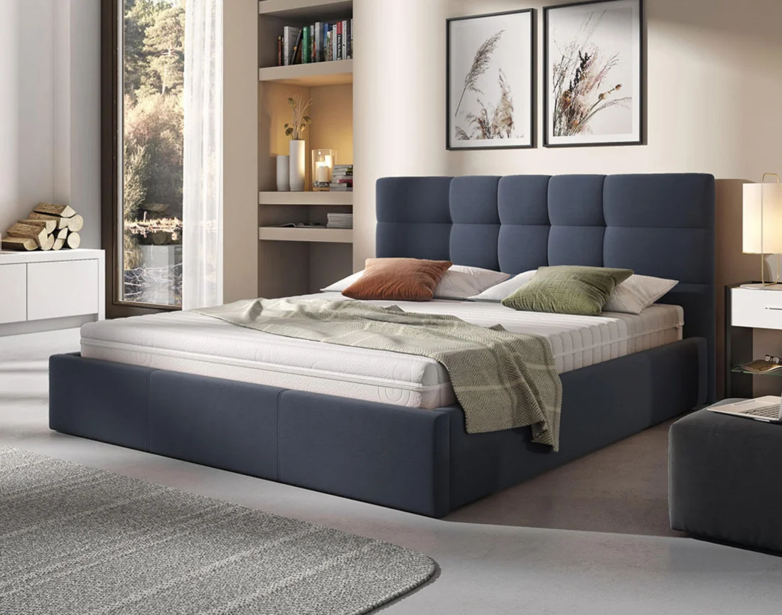 Bestmobilier Bestmobilier Mael lit coffre 160x200